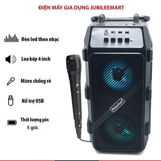 Loa karaoke bluetooth PTH 2322 phiên bản cao cấp 2023,loa không dây tặng kèm mic hát âm thanh đỉnh cao cùng đèn led HOT