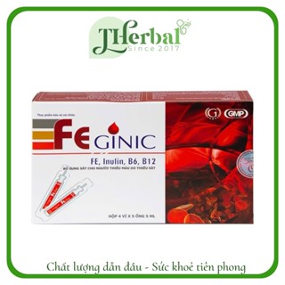 FeGINIC - Hỗ trợ bổ sung sắt hữu cơ, giảm bớt nguy cơ thiếu máu