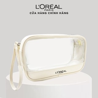 [Quà tặng không bán] Túi đựng đồ make up màu trong L'oreal Paris