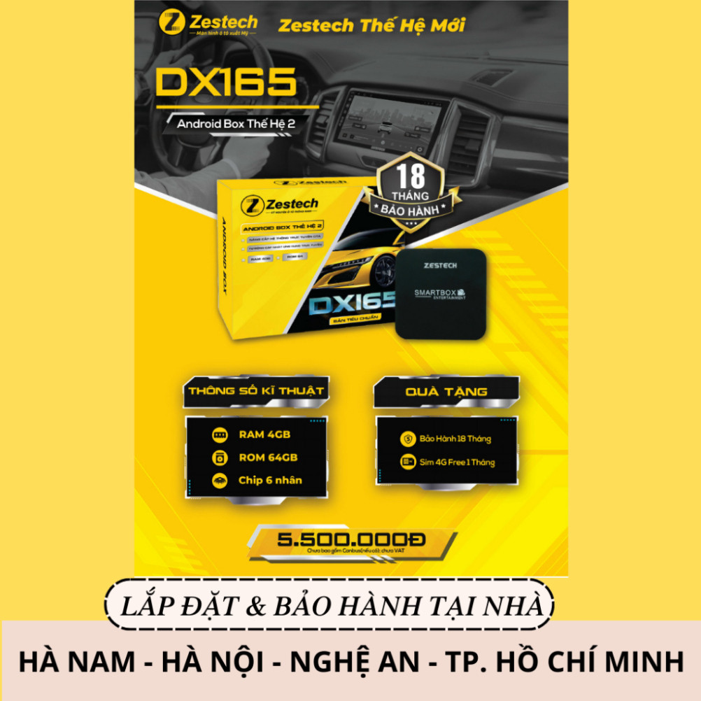 Android Box Zestech DX165 Plus | Chính hãng