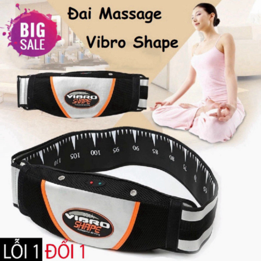 Đai Massage Vibro Shape Giảm Mỡ Bụng Cao Cấp Tại Nhà Hiệu Quả Hàng Chính Hãng