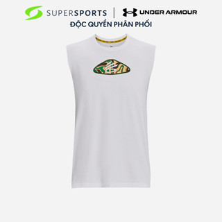 Áo Thun Tay Ngắn Nam Under Armour Curry - Trắng  - 1380332-100