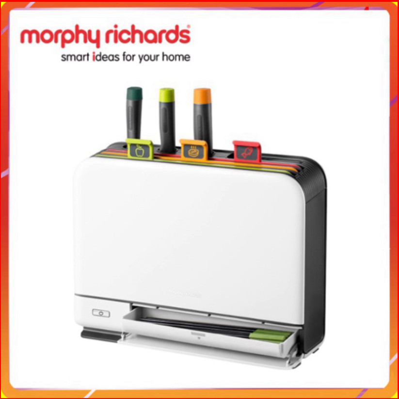 Bộ Dao Thớt Khử Khuẩn UV Và Sấy Khô Morphy Richards MR1001 - HÀNG NHẬP KHẨU BẢO HÀNH 24 THÁNG - HÀNG