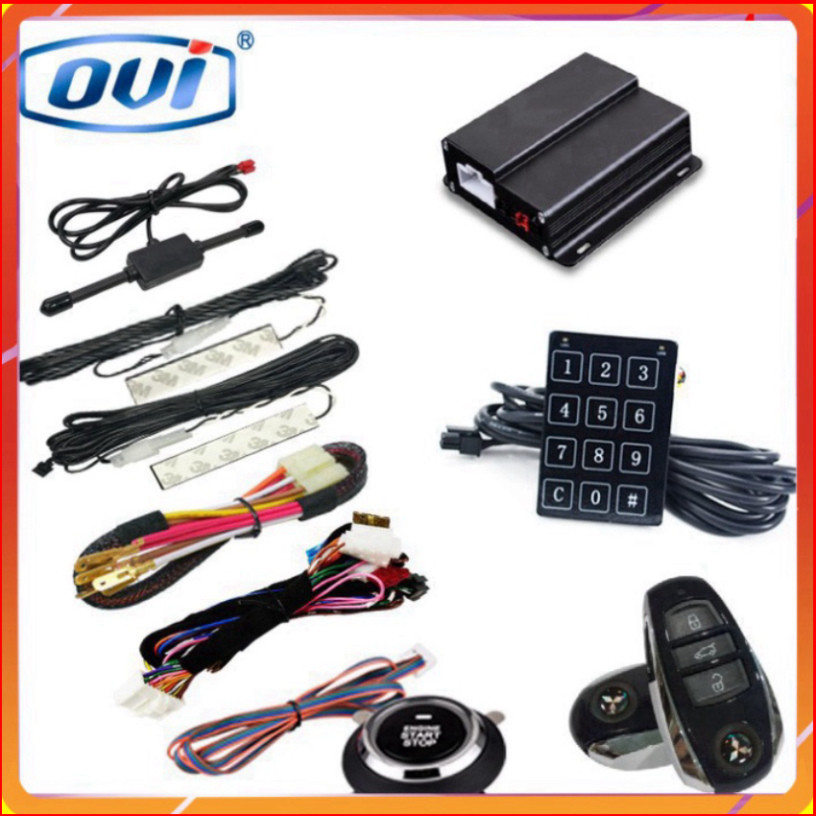 Bộ chìa khóa thông minh START-STOP điều khiển từ xa dành cho ô tô Mitsubishi - Mã: OVI-EF028 - Hàng 