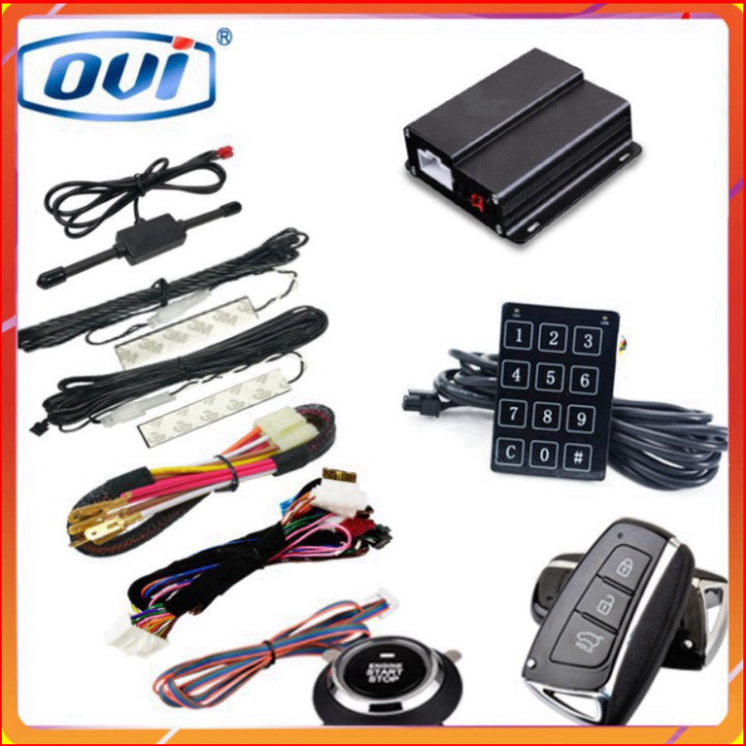 Bộ chìa khóa thông minh OVI START-STOP điều khiển từ xa dành cho ô tô Hyundai - Mã: OVI-EF007 - Hàng