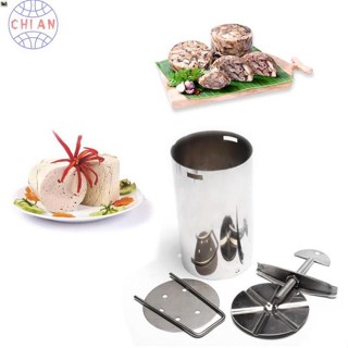 Khuôn làm giò đủ cỡ - 1kg, 2kg - Khuôn giò xào, giò thủ, giò đông-Chất liệu inox xịn