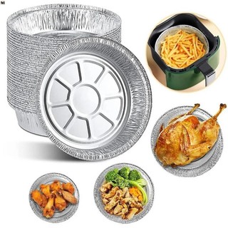 Giá Sỉ 10/20 Khay Giấy Bạc Lót Nồi Chiên Không Dầu, Lò Nướng - KGB001 - Chất liệu Nhôm Nhiều Size