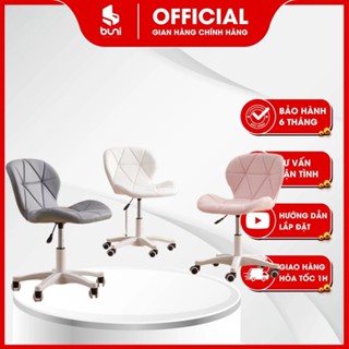 Ghế Xoay Làm Việc Văn Phòng Có Bánh Xe, Ghế Trang Điểm, Ghế Quầy Bar Makeup, Decor Sang Trọng