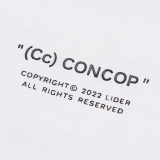 ÁO THUN LIDER MCCOY TEE - Trắng/ Đen