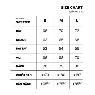 ÁO NỈ CREAM SAMSON SWEATER