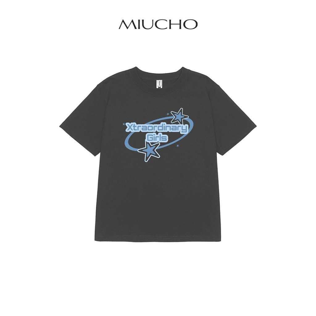 Áo Thun Baby Tee AB082 Miucho Form Ôm Co Giãn In Graphic