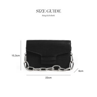 Túi xách Floralpunk Epi Bag Medium Black