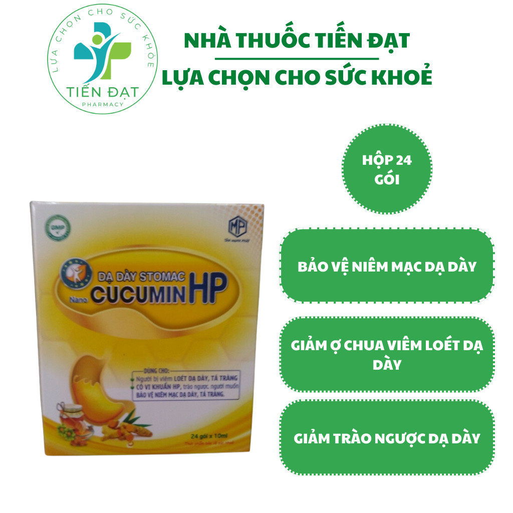 Dạ Dày Stomac Nano CuCuMin Hp - Hỗ Trợ Bảo Vệ Dạ Dày