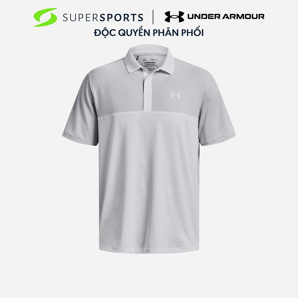 Áo Polo Nam Under Armour Perfỏmance 3.0 Color Block - Trắng  - 1377375-103