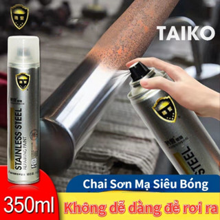 [Rẻ Vô Địch]Sơn Bạc Mạ Crom Sơn Xịt Mạ Sáng Bóng 350ml Chai Sơn Mạ Siêu Bóng Làm Mới Ô tô Xe Máy, Vật Dụng Trang Trí