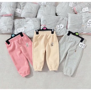Set 3 quần nỉ thêu thỏ bo gấu BG mới