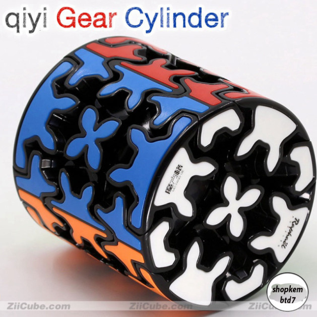 Rubik qiyi Gear Cylinder - Rubik màu sắc ảo diệu - Biến thể mới Rubik qiyi, đồ giải trí tiên tiến gi