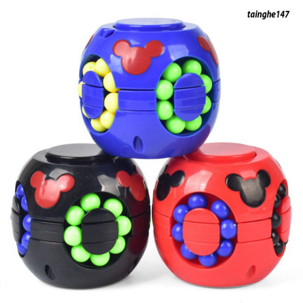 Đồ chơi giải đố tư duy IQ Ball - Rubik Cube Bean Spinner tập luyện trí óc Giúp Bé Thông Minh  đẹp