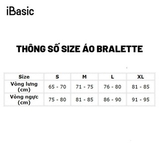 Áo bralette iBasic satin iBasic BRAY043
