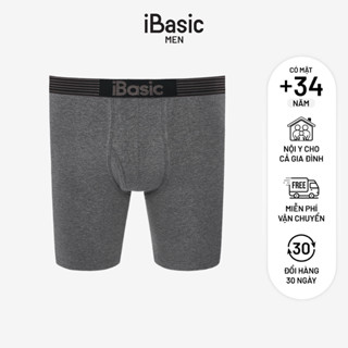 Quần lót nam iBasic iBasic cotton USA kháng khuẩn phom đùi dài PANM083