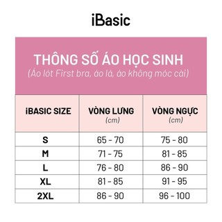 Áo ngực iBasic nữ học sinh basic iBasic BRAT015