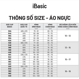 Áo ngực iBasic demi mút mỏng BRAY051
