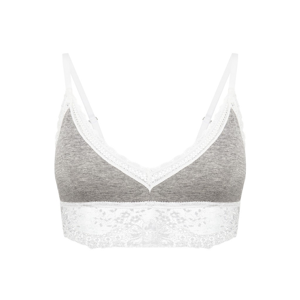 Áo bralette iBasic phối ren BRAY034
