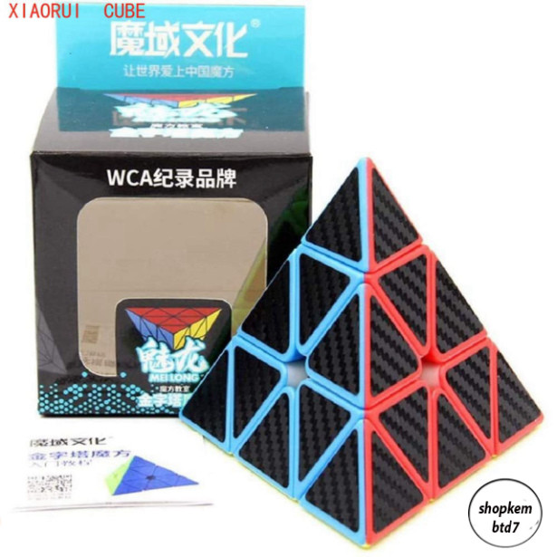 Rubik Carbon MoYu MeiLong Pyraminx, Rubik Carbon MoYu tam giác  tốt