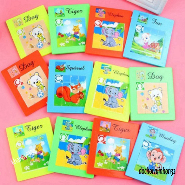 [TUỔI THƠ] đồ thư giãn xếp hình ghép hình lắp ráp Tranh Ghép nhựa 8 mảnh/12 mảnh/15 mảnh nhiều hình 