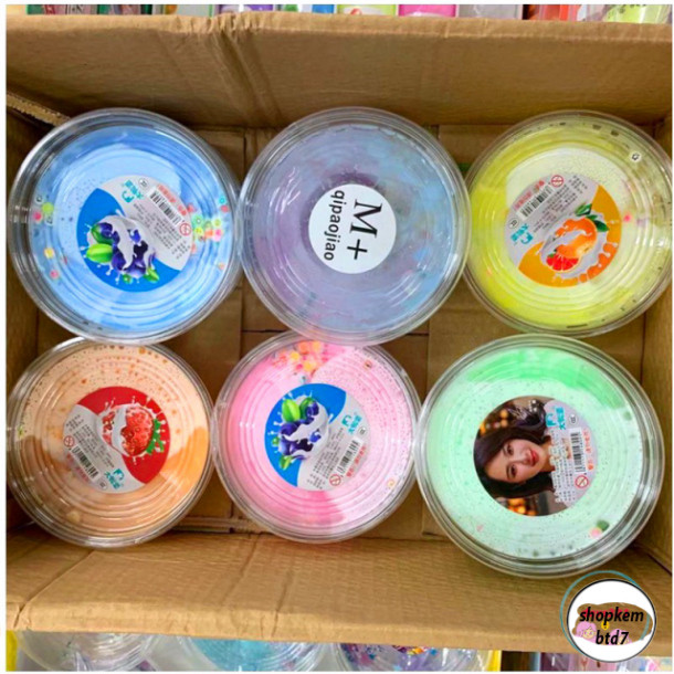 Slime Grape butter cream- Kem bơ nho - Butter slime dâu cam việt quất  tốt