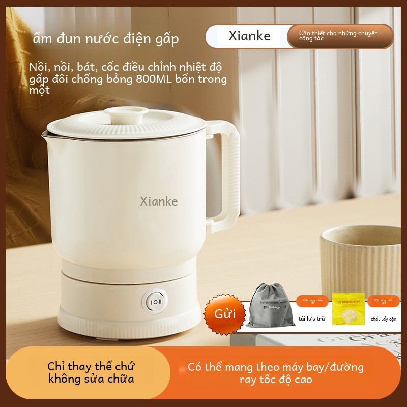Ấm Đun Nước Có Thể Gập Lại, Ấm Đun Nước Di Động Đi Công Tác, Ấm Đun Nước Điện Inox, Ấm Đun Nước Mini