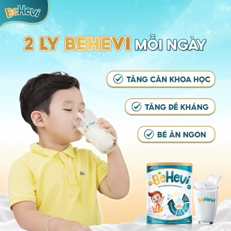 Sữa Tăng Cân BeHevi Cho Bé, Cải Thiện Tiêu Hóa, Tăng Cường Đề Kháng, Phát Triển Trí Não Toàn Diện
