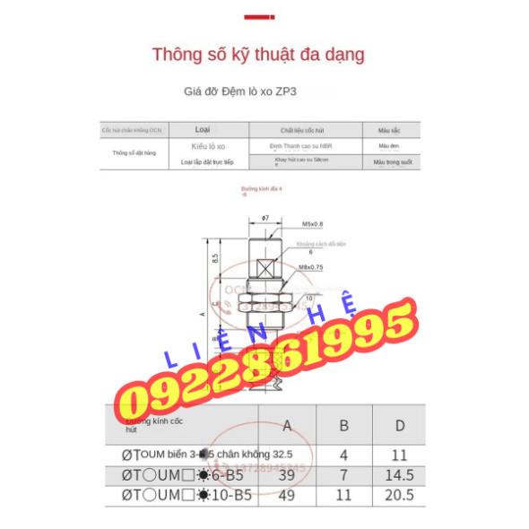 MP3-T08BGS-K6-B5 Hút Chân Không MP3-T04BGS-K6-B5 Hút MP3-T06BGS-K6-B5 hàng mới