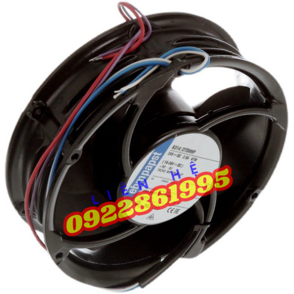 Quạt làm mát Ebmpapst 6314N/2TDHPU - 6314/2TDHPU 24V hàng mới