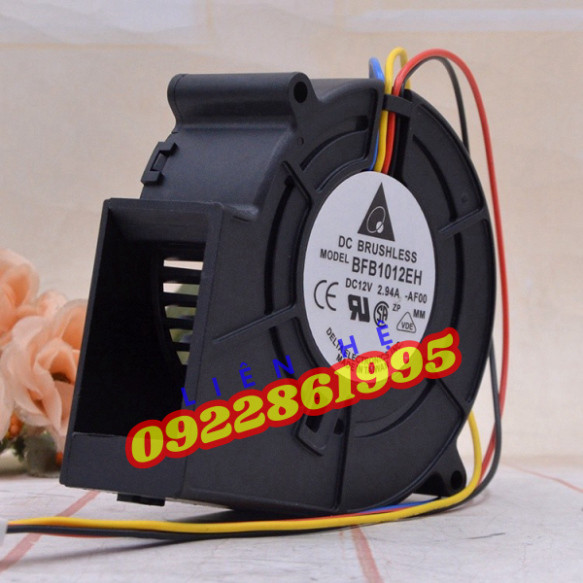 Quạt làm mát Delta 12V 2.4A Bfb1012eh   hàng mới