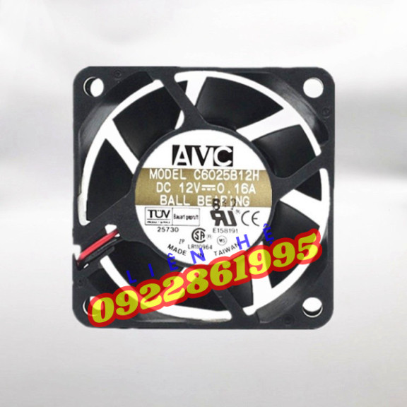 Quạt Làm Mát AVC 6025 6 Cm C6025b12h 12V 0.16a hàng mới