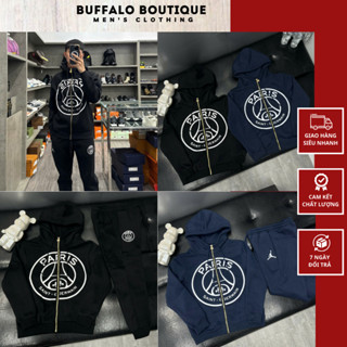 Bộ Quần Áo Nam Hoodie Paa rrist Logo Tròn Trước Áo Siêu Đẹp - Bộ Nỉ Nam Hoodie Paa riist Chất Nỉ Cao Cấp