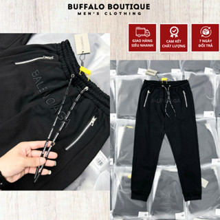 Quần Dài Jogger Nam 3 Nen Sì A Thêu Logo Siêu Nét -  Quần Jorgger Nam Nữ Baa Lenn Túi Phối Khoá Siêu Chất