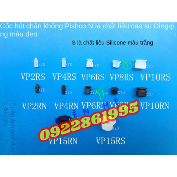 Cốc hút chân không Vp6rs  Vp08rs  Vp15rn  Vp20rn  Vp20rs  Vp06rn  Vp02rn  Vp08rn  Vp10rn  hàng mới