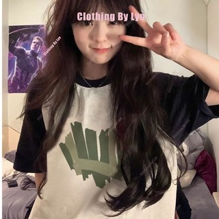 Áo Thun Cotton Tay Ngắn Oversize Màu Xám Đen Thời Trang Cho Nam Nữ Rio