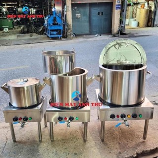 Nồi điện công nghiệp Inox 304 – Nấu phở, hầm xương, nấu nước lèo, bún bò – Bền bỉ, tiết kiệm điện | Điện Máy Anh Thư