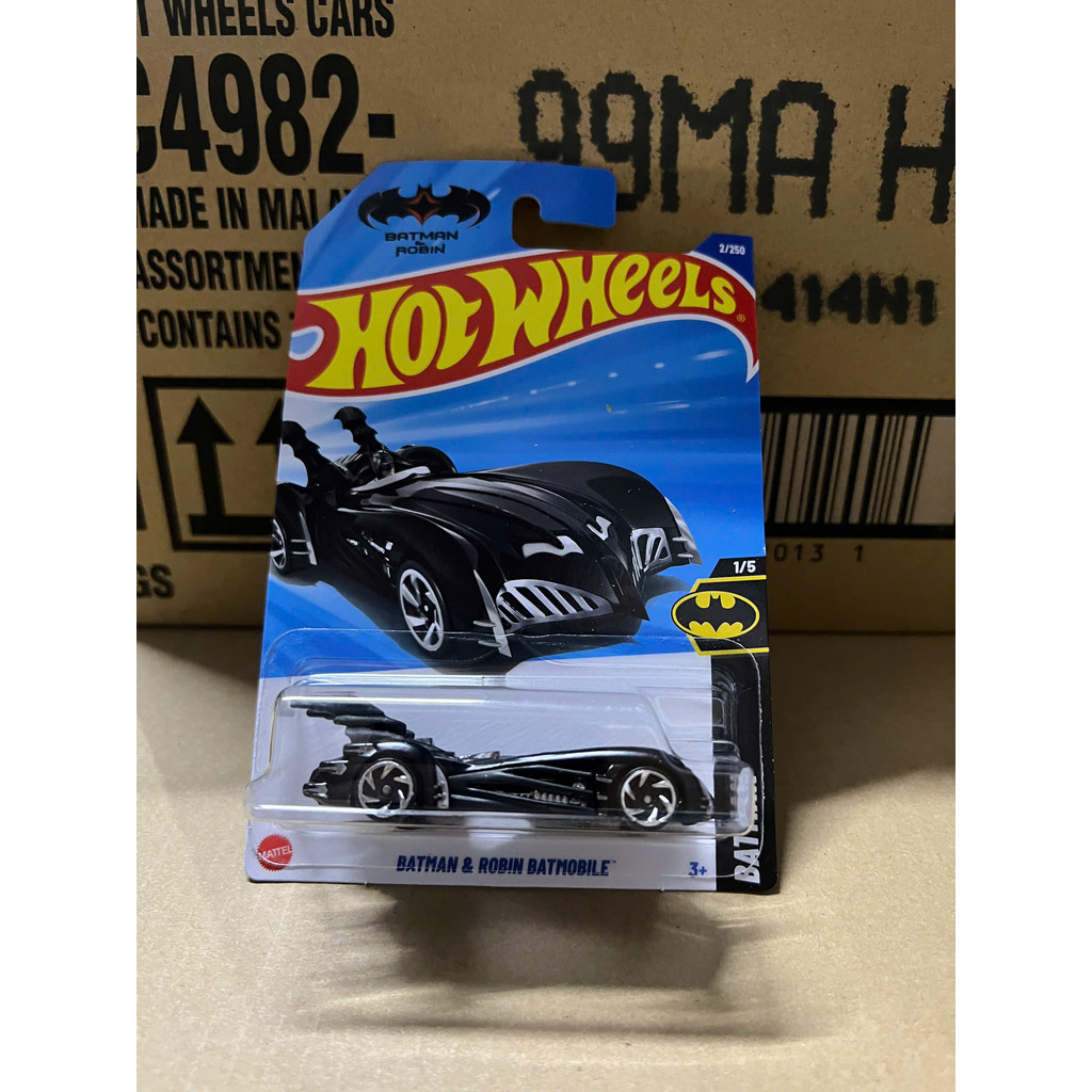 LeHuong Diecast - Xe mô hình Hot Wheels Batman & Robin Batmobile