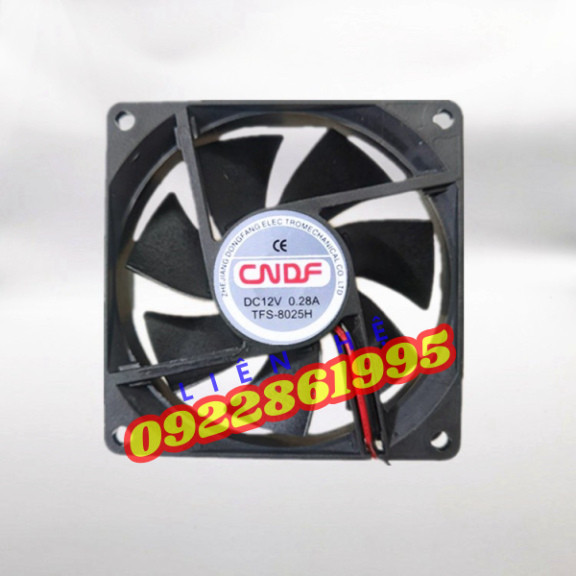 Quạt Làm Mát  Cndf  Tfs-8025H DC12V 24V     hàng mới