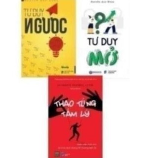Sách - Combo Tư duy ngược + Tư duy mở + Thao túng tâm lý