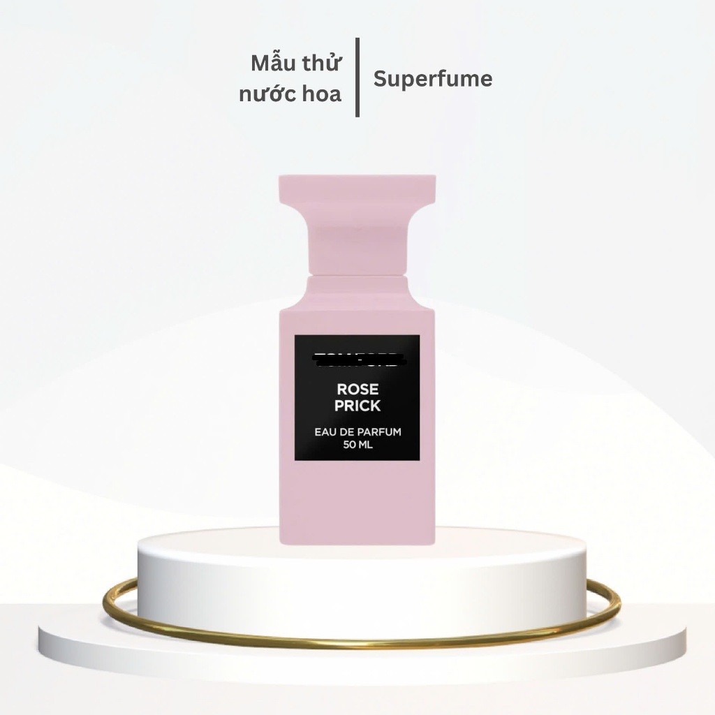 [ Mẫu thử ] Nước hoa nữ sang trọng, kiêu kỳ Tom F0rd Rose Prick EDP
