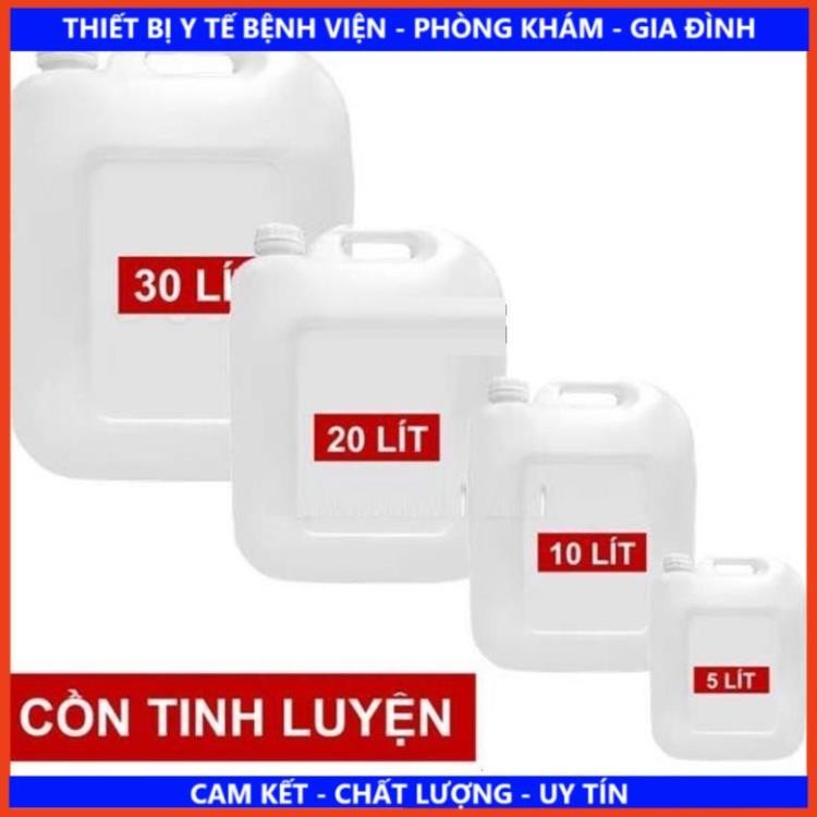 Hàng chuẩn -Cồn Sát Trùng Y Tế Tiệt Trùng (Can Lớn), 70 độ, 90 độ, 5 Lít, 10 Lít, 20 Lít, 30 Lít.