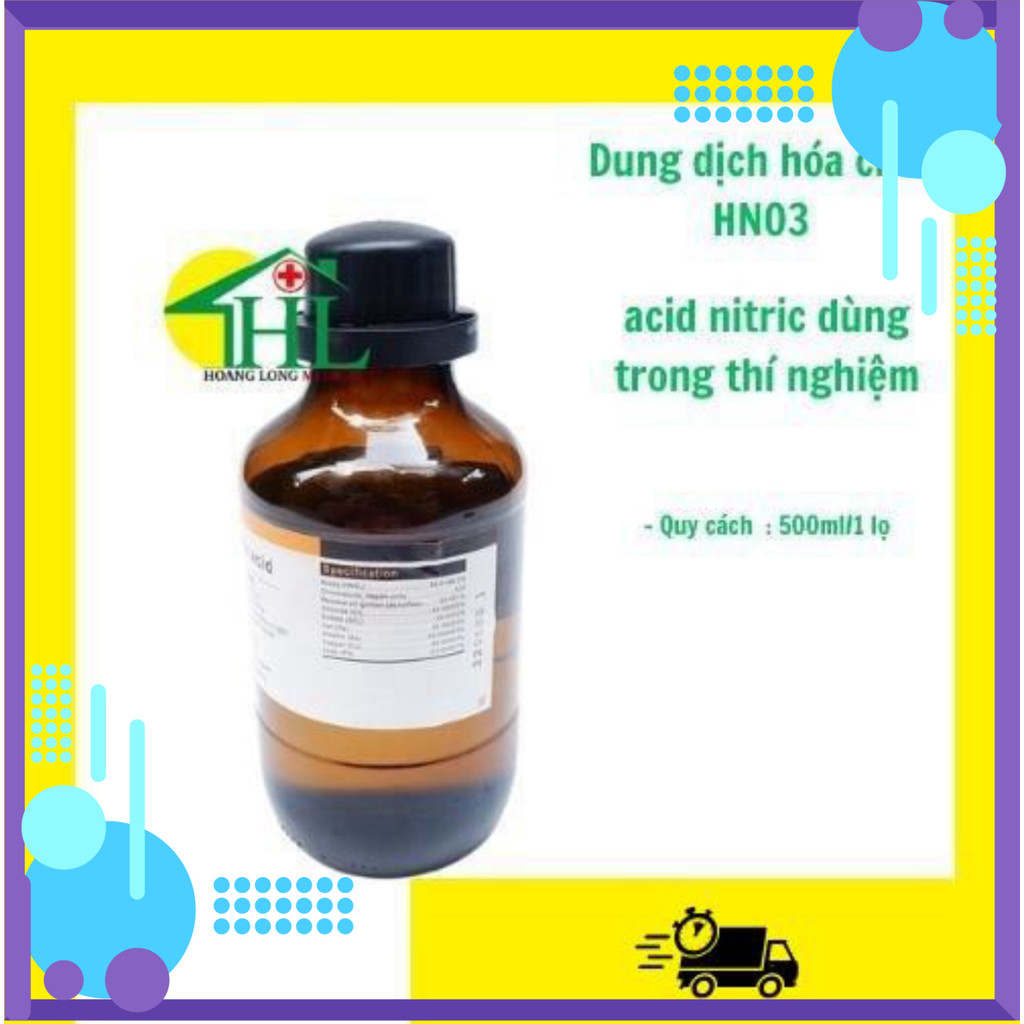 (STTI) Dung dịch hóa chất HNO3 - acid nitric dùng trong thí nghiệm