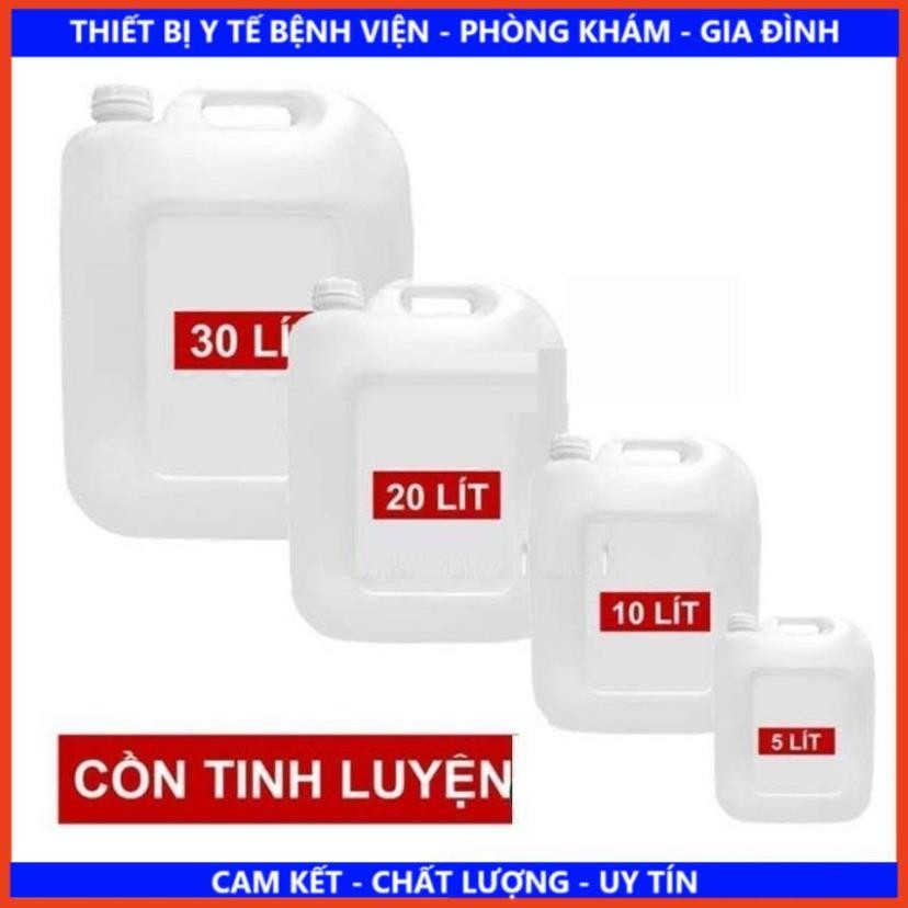 Ethanol - Cồn Sát Trùng Y Tế Tiệt Trùng (Can Lớn), 70 độ, 90 độ, 5 Lít, 10 Lít, 20 Lít, 30 Lít -TBYT