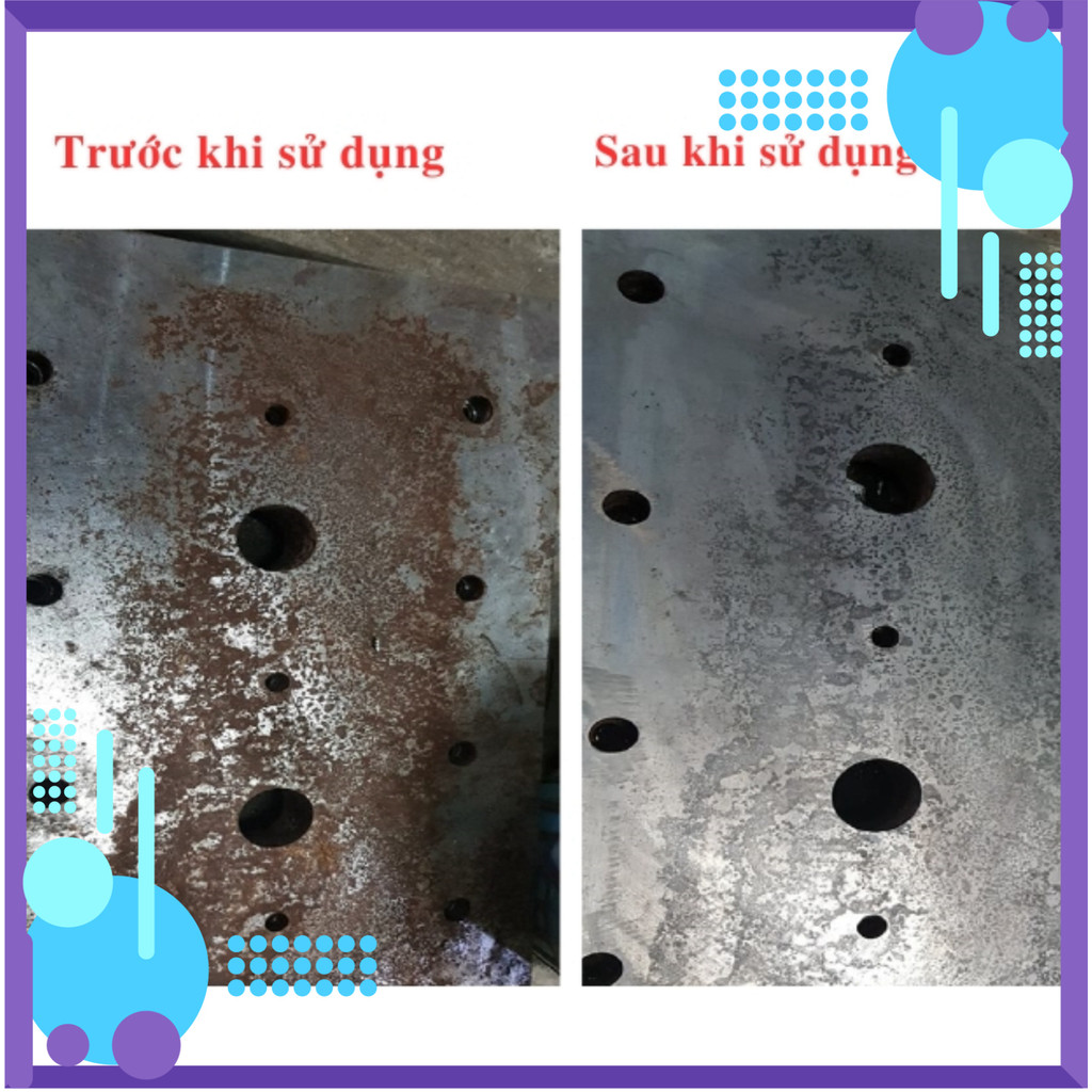 (STTI) Hóa chất tẩy gỉ sét BP60 cho khuôn ép nhựa, máy ép nhựa