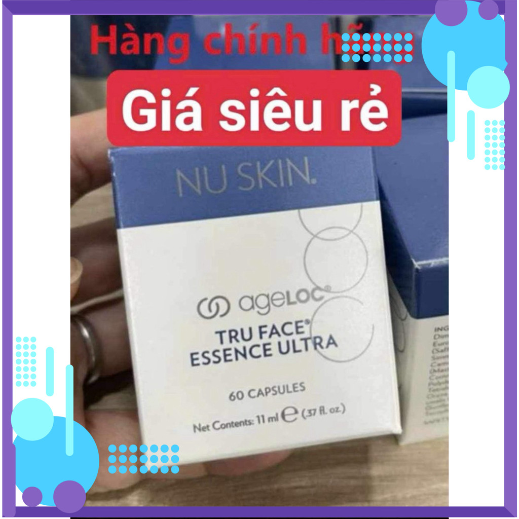 (STTI) Tru face Nuskin ageLOC viên TruFace nuskin Essence Ultra nhập khẩu Usa giúp chống lão hóa, să